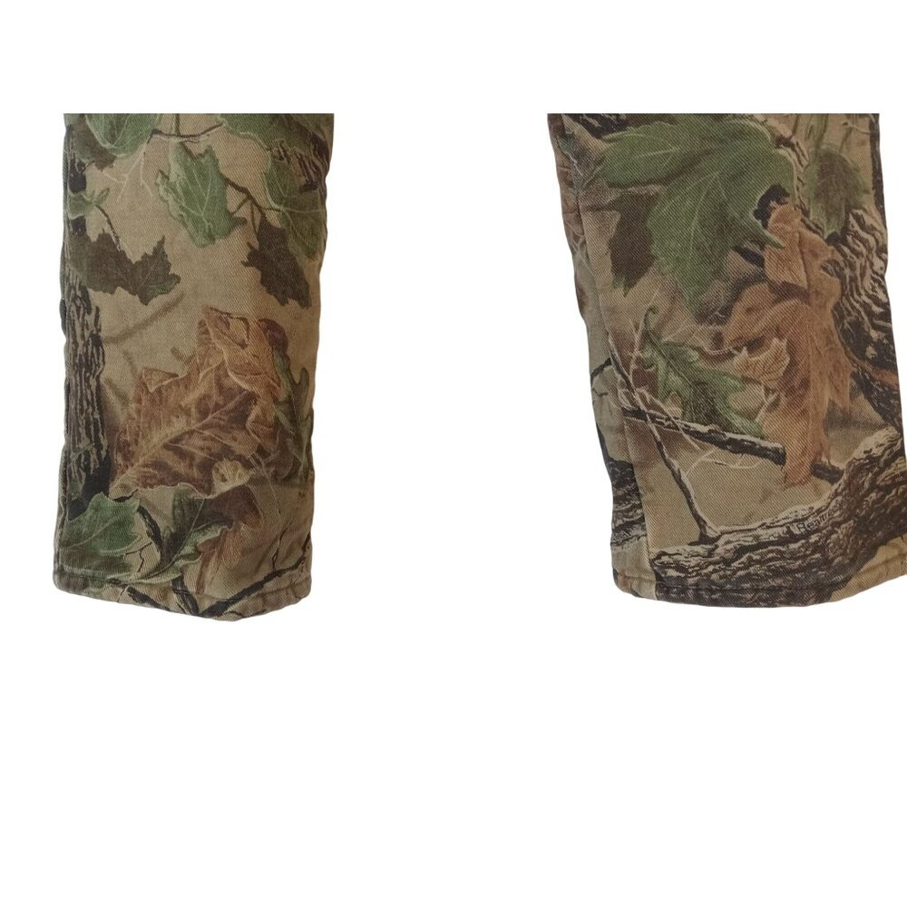 Cabelas Pants Mens Size 32 Camo Realtree Cargo Insulated Dupont Thermolite Plus - Picture 11 of 13